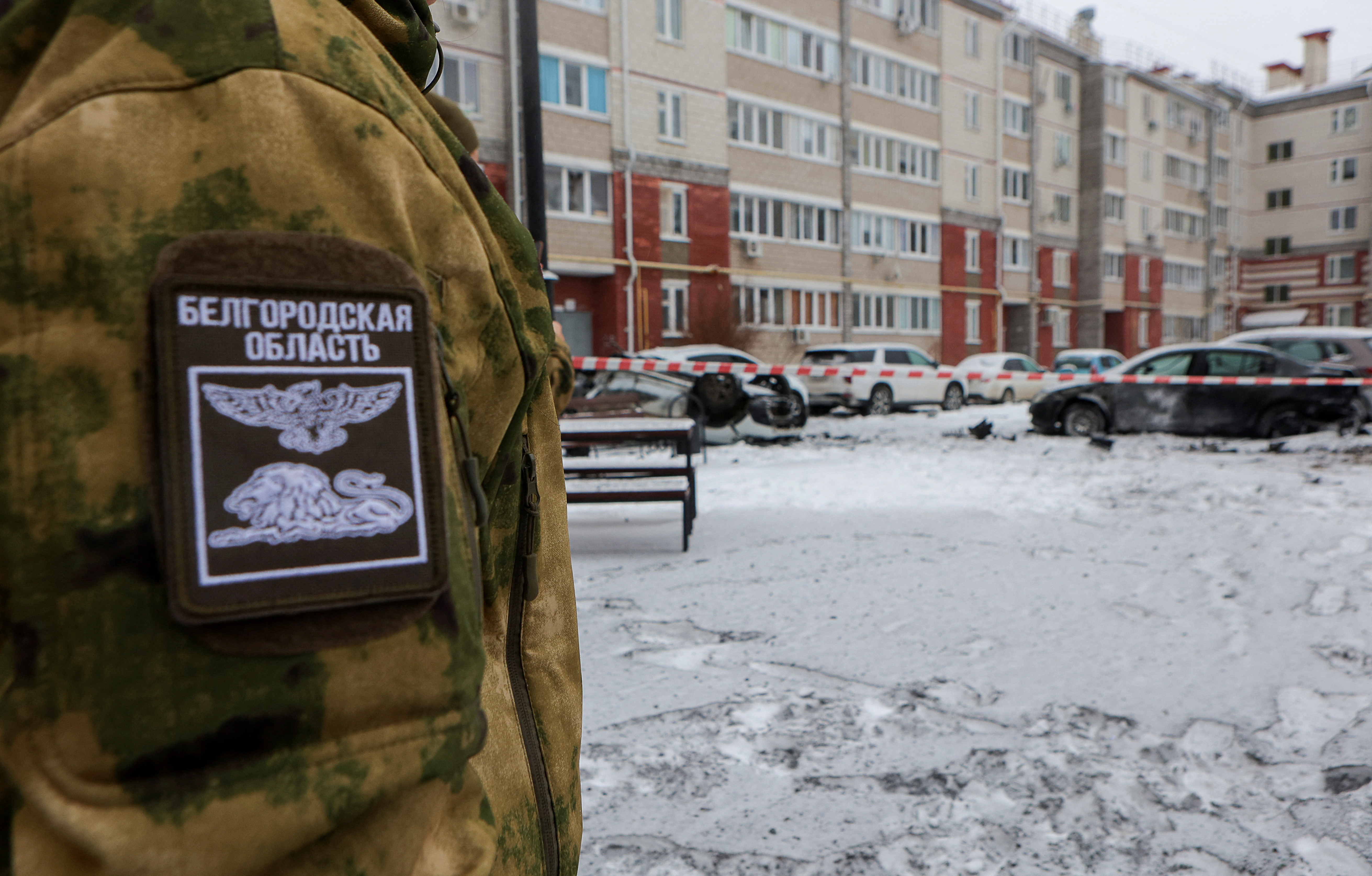 Aftermath of recent shelling in Belgorod