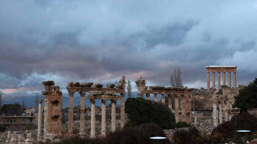 FILE PHOTO: A view shows part of the Roman ruins of Baalbek