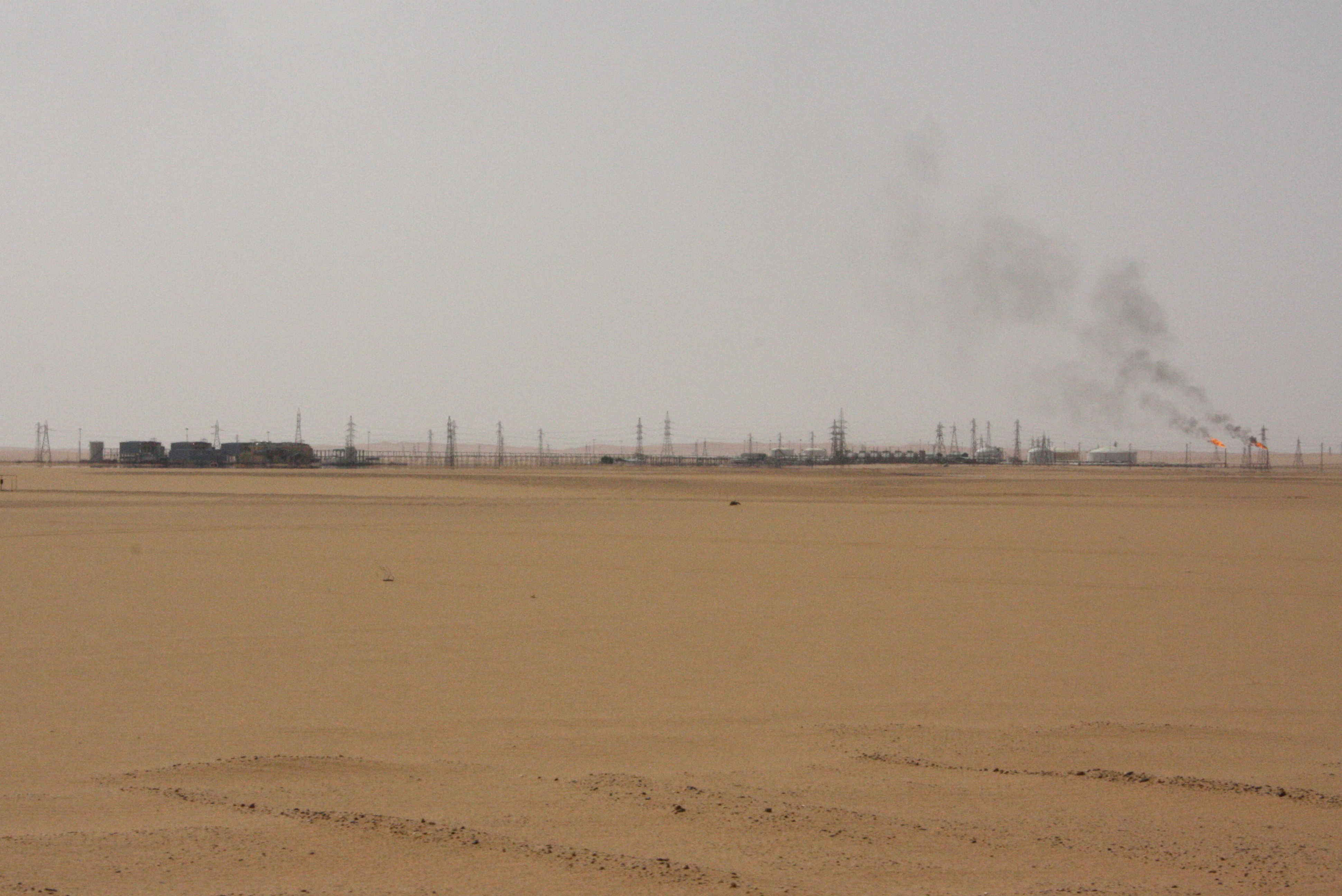 FILE PHOTO: View shows Sharara oil field near Ubari