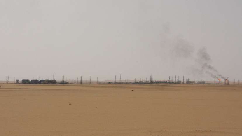 FILE PHOTO: View shows Sharara oil field near Ubari