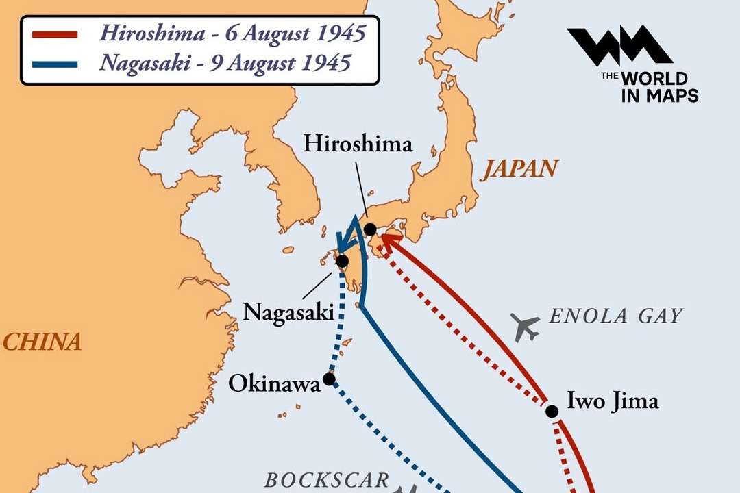 #OnThisDay in 1945, the U.S. dropped the first atomic bomb on Hiroshima, instantly killing tens