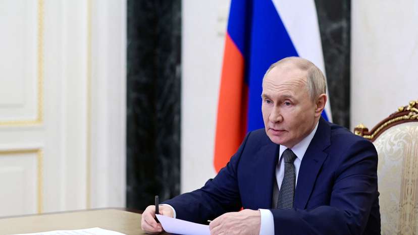 Russian President Putin chairs Security Council meeting in Moscow