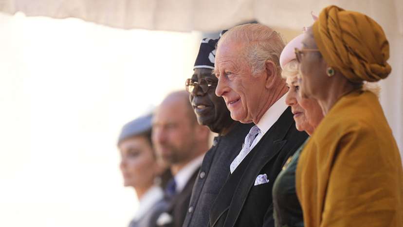 Nigerian President Bola Ahmed Tinubu and first lady Oluremi Tinubu visit Britain