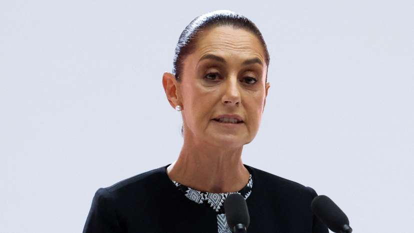 FILE PHOTO: Mexican President Sheinbaum delivers her first State of the Union address
