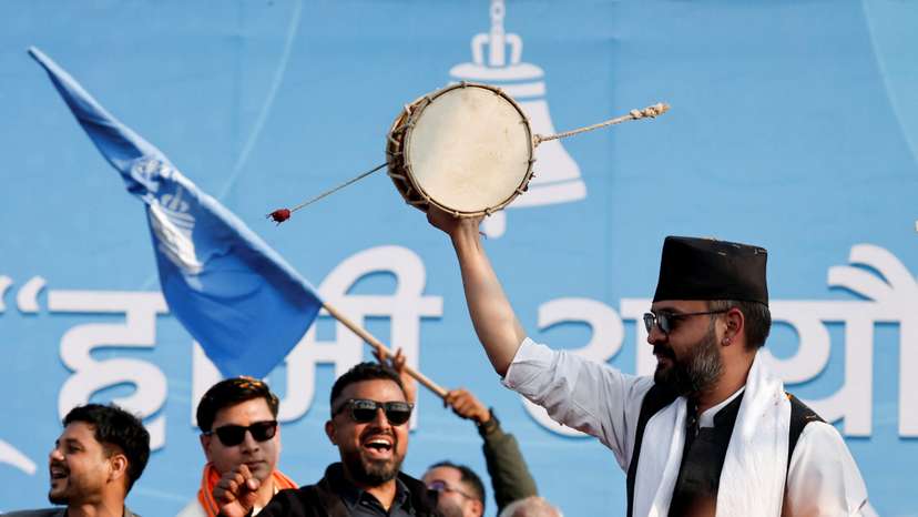 Election campaign of Balendra Shah, former mayor of Kathmandu popularly known as "Balen", in Janakpur