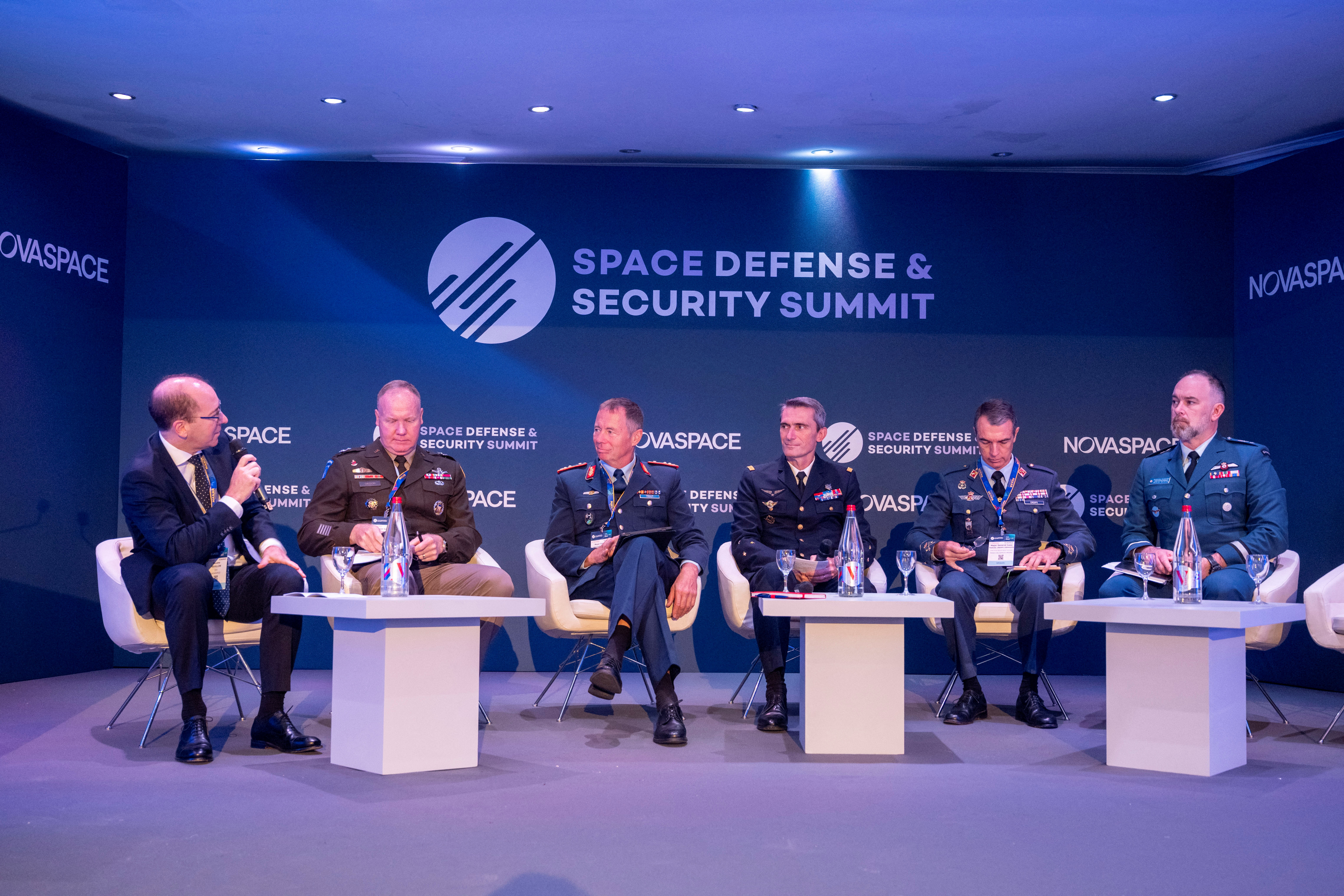 Western military space officials at a conference hosted by Novaspace in Paris