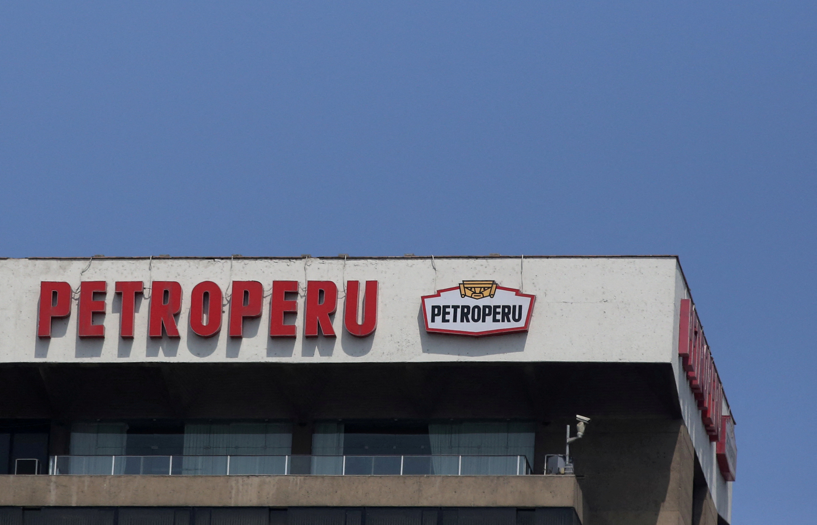 FILE PHOTO: The headquarters of Petroperu is seen at the district of San Isidro in Lima