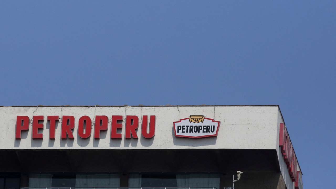 FILE PHOTO: The headquarters of Petroperu is seen at the district of San Isidro in Lima