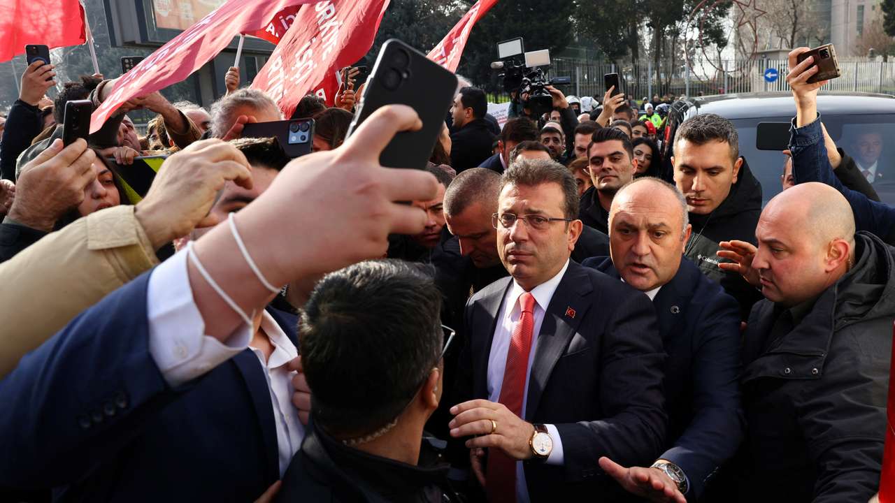 Istanbul Mayor Imamoglu gives testimony to judicial authorities in Istanbul