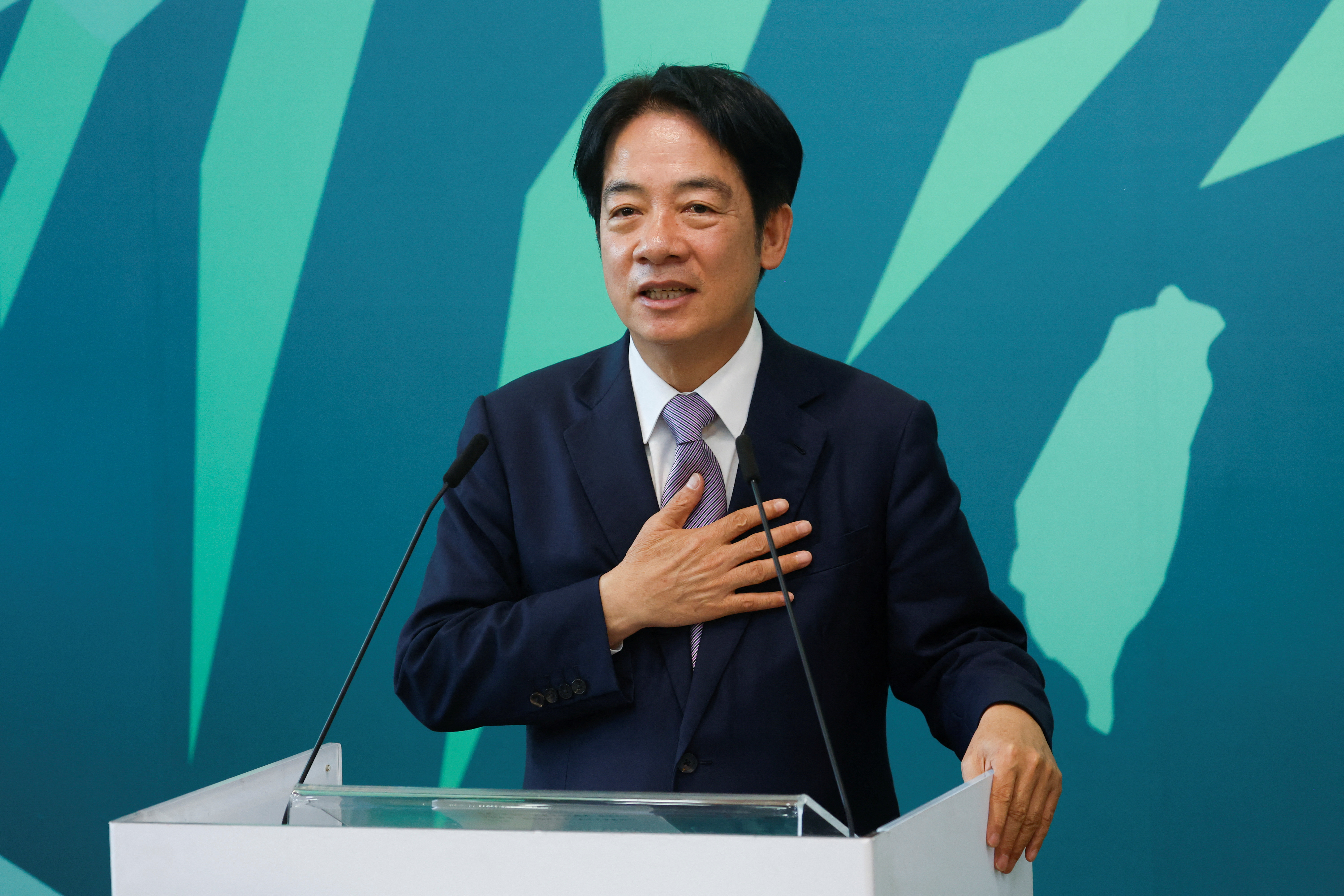 FILE PHOTO: Democratic Progressive Party’s (DPP) press conference in Taipei