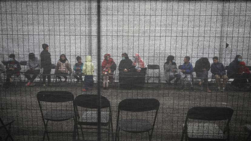 Afghan refugees stay at Joint Base McGuire-Dix-Lakehurst in New Jersey