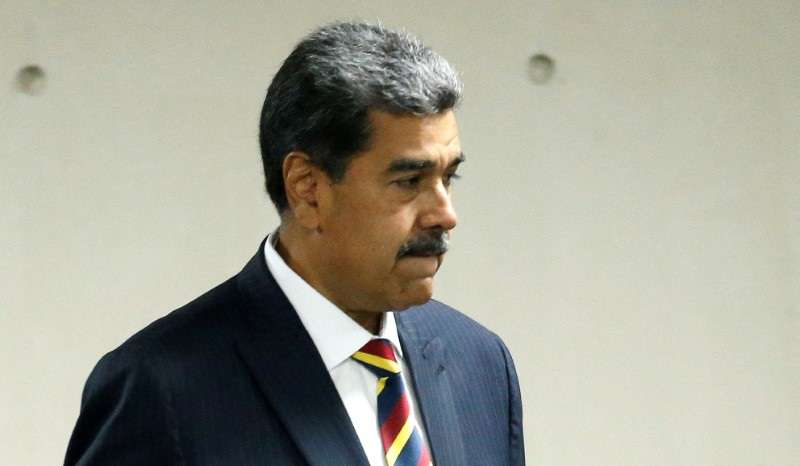 FILE PHOTO: Venezuela's President Nicolas Maduro at the Supreme Court of Justice, in Caracas