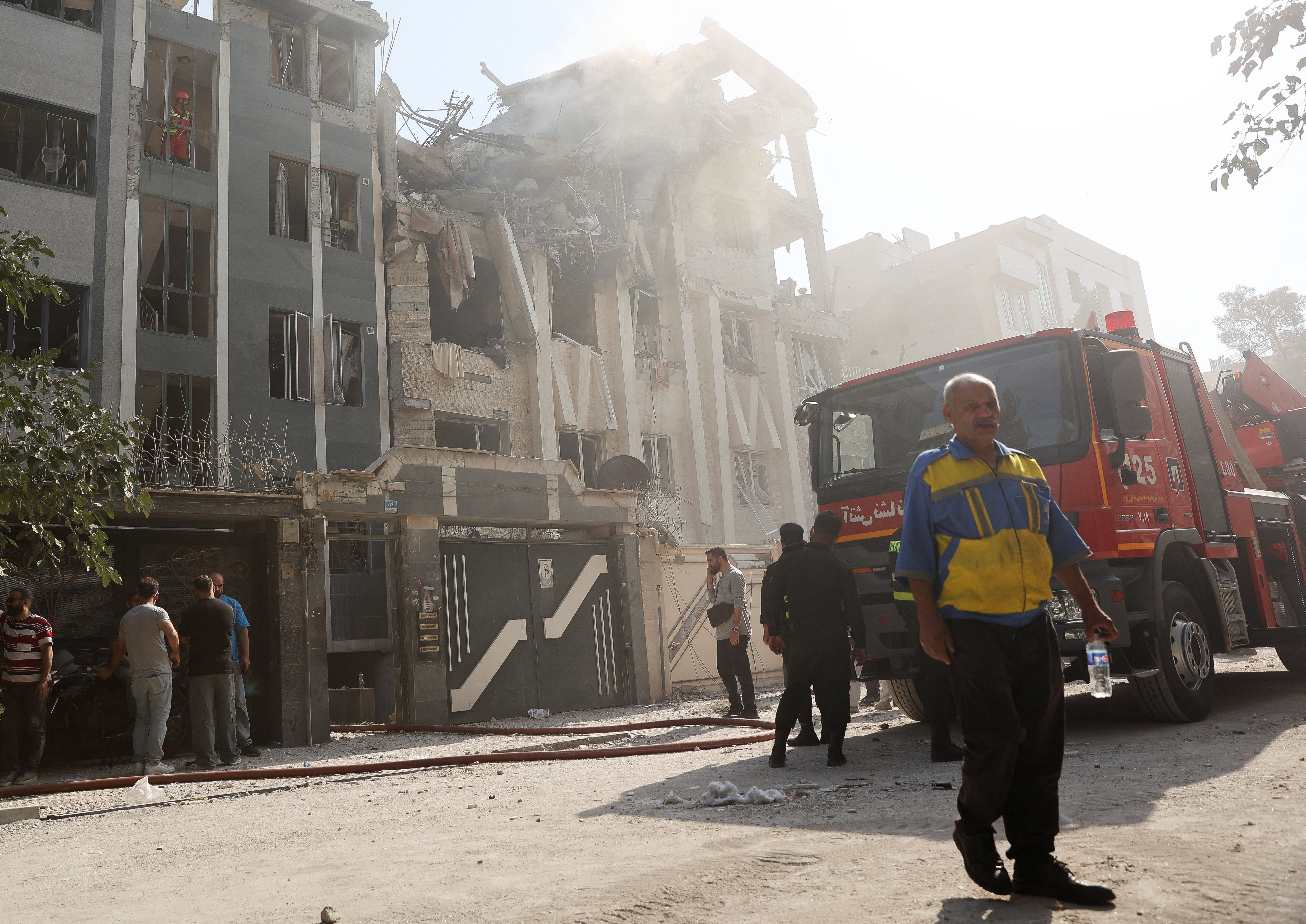 Aftermath of Israeli strikes, in Tehran