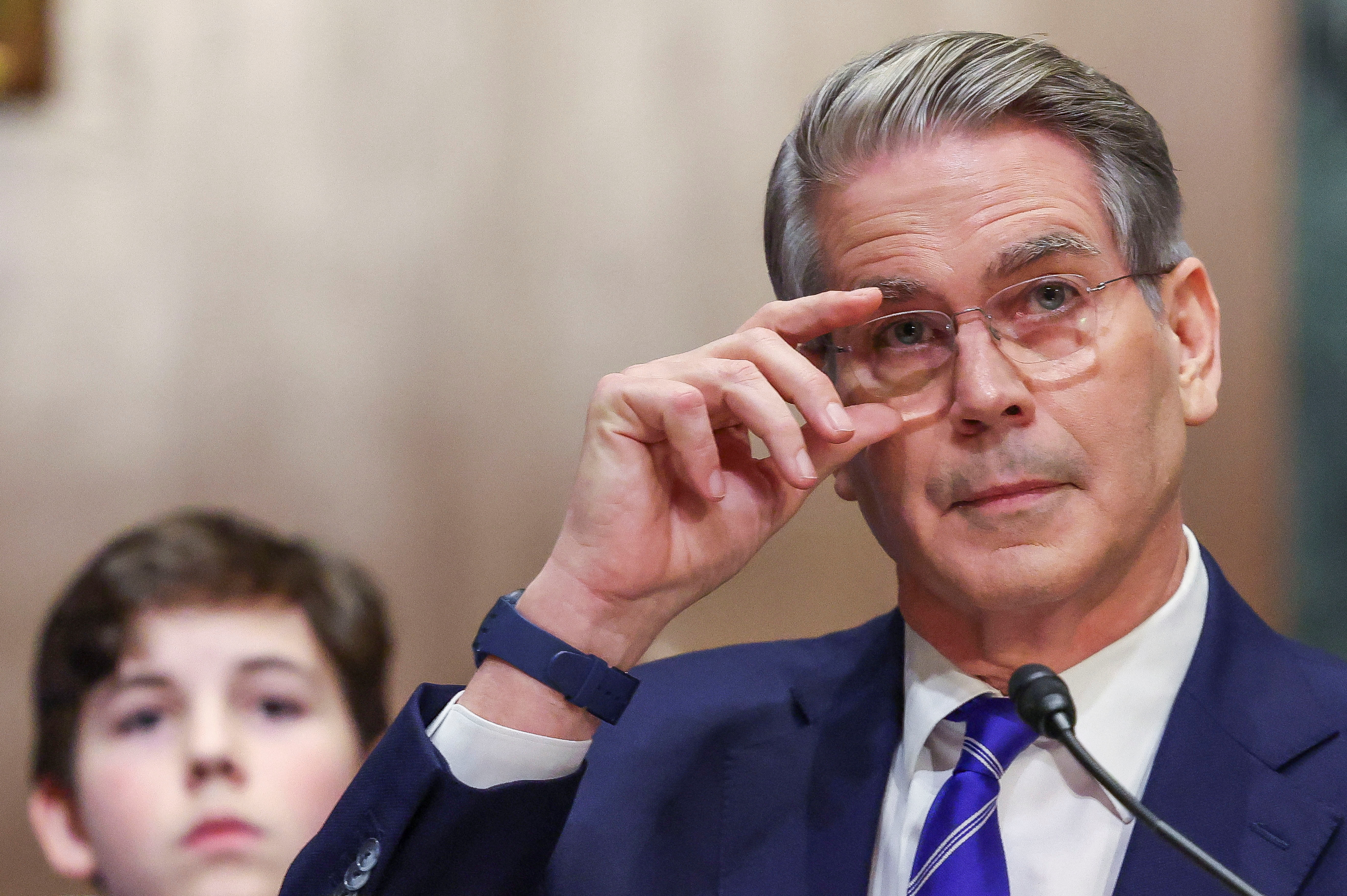 Senate Committee on Finance confirmation hearing on Scott Bessent's nomination to be secretary of treasury, on Capitol Hill in Washington