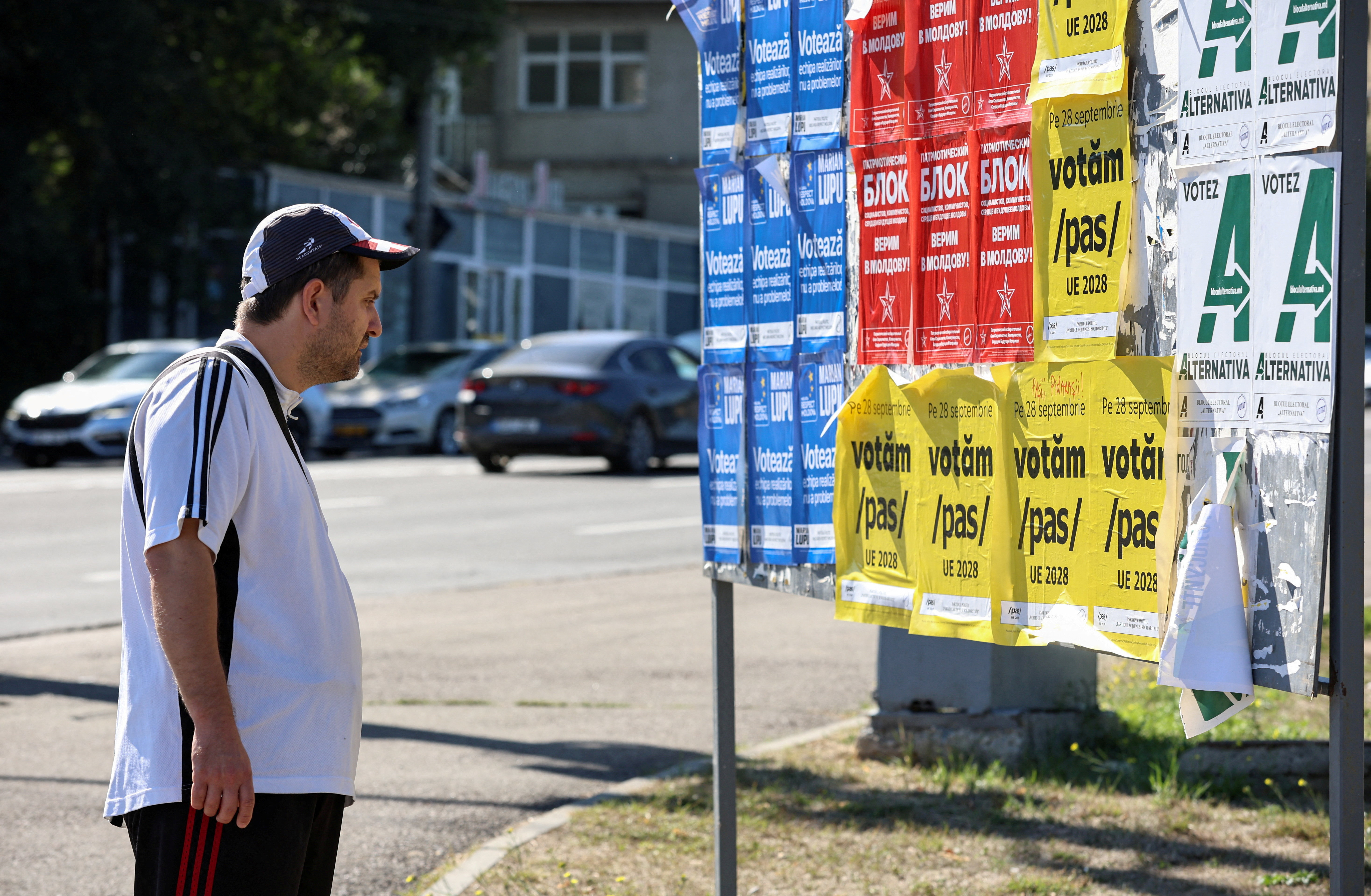 FILE PHOTO: Parliamentary elections' campaign in Moldova