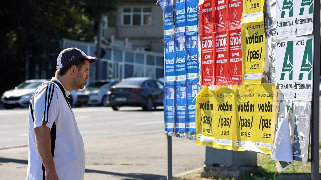 FILE PHOTO: Parliamentary elections' campaign in Moldova