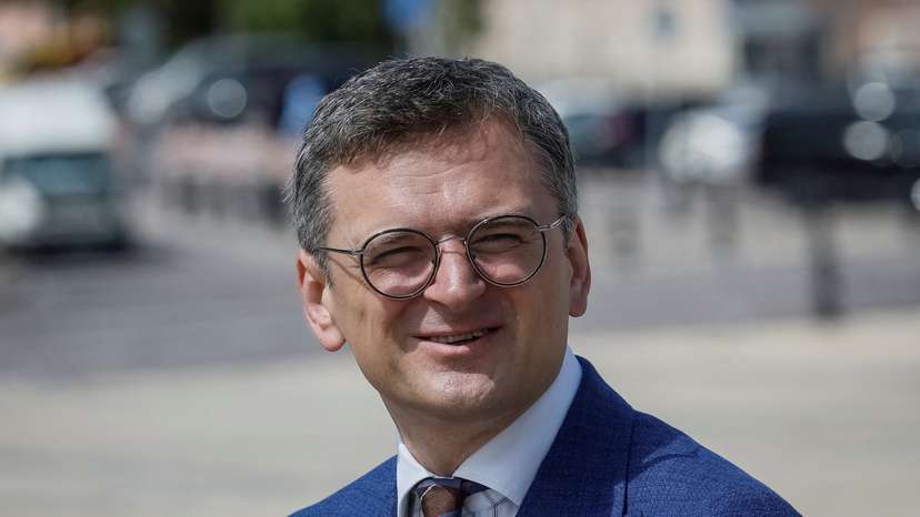 FILE PHOTO: Estonian Foreign Minister Tsahkna visits Kyiv