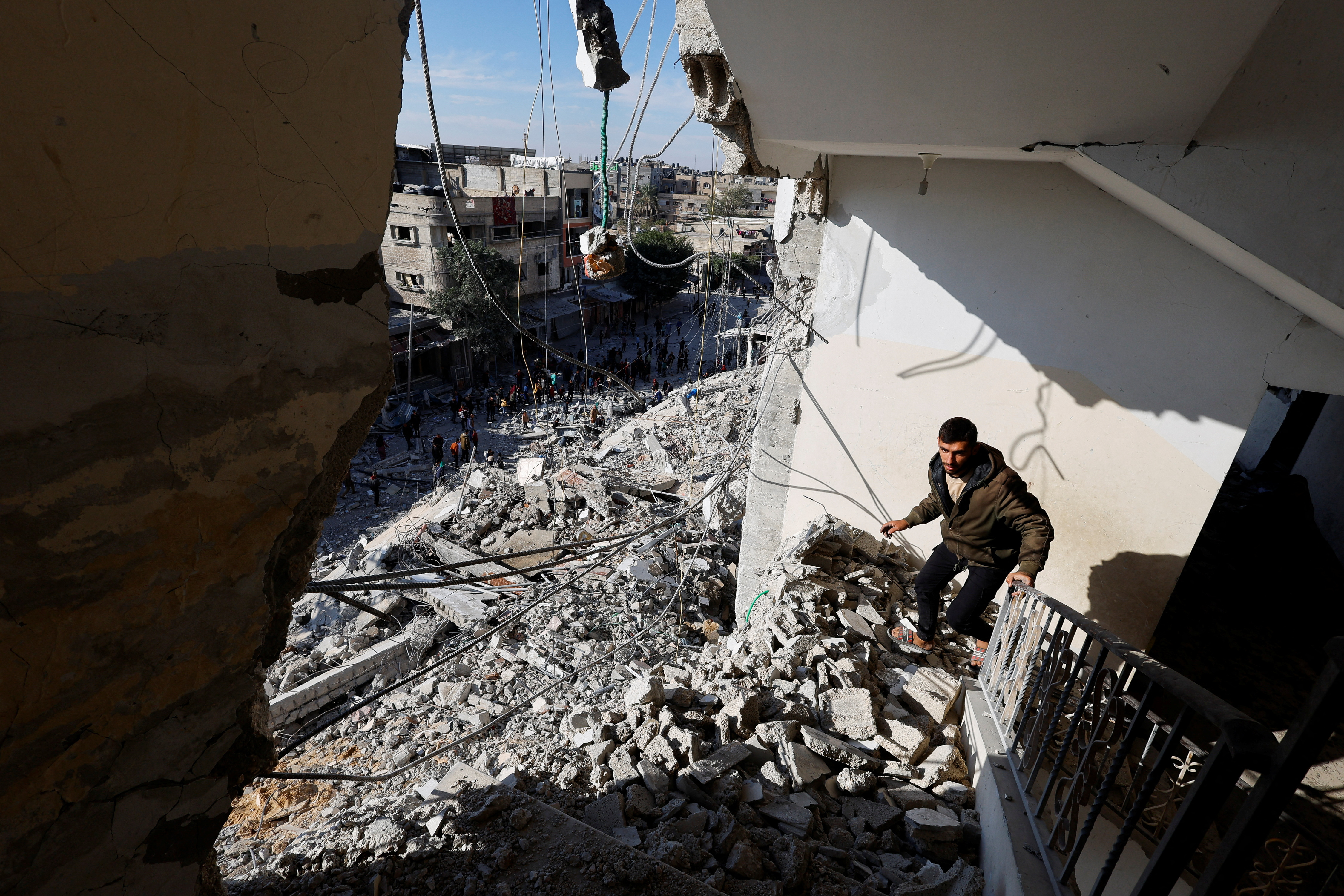 Israeli air strike in Rafah