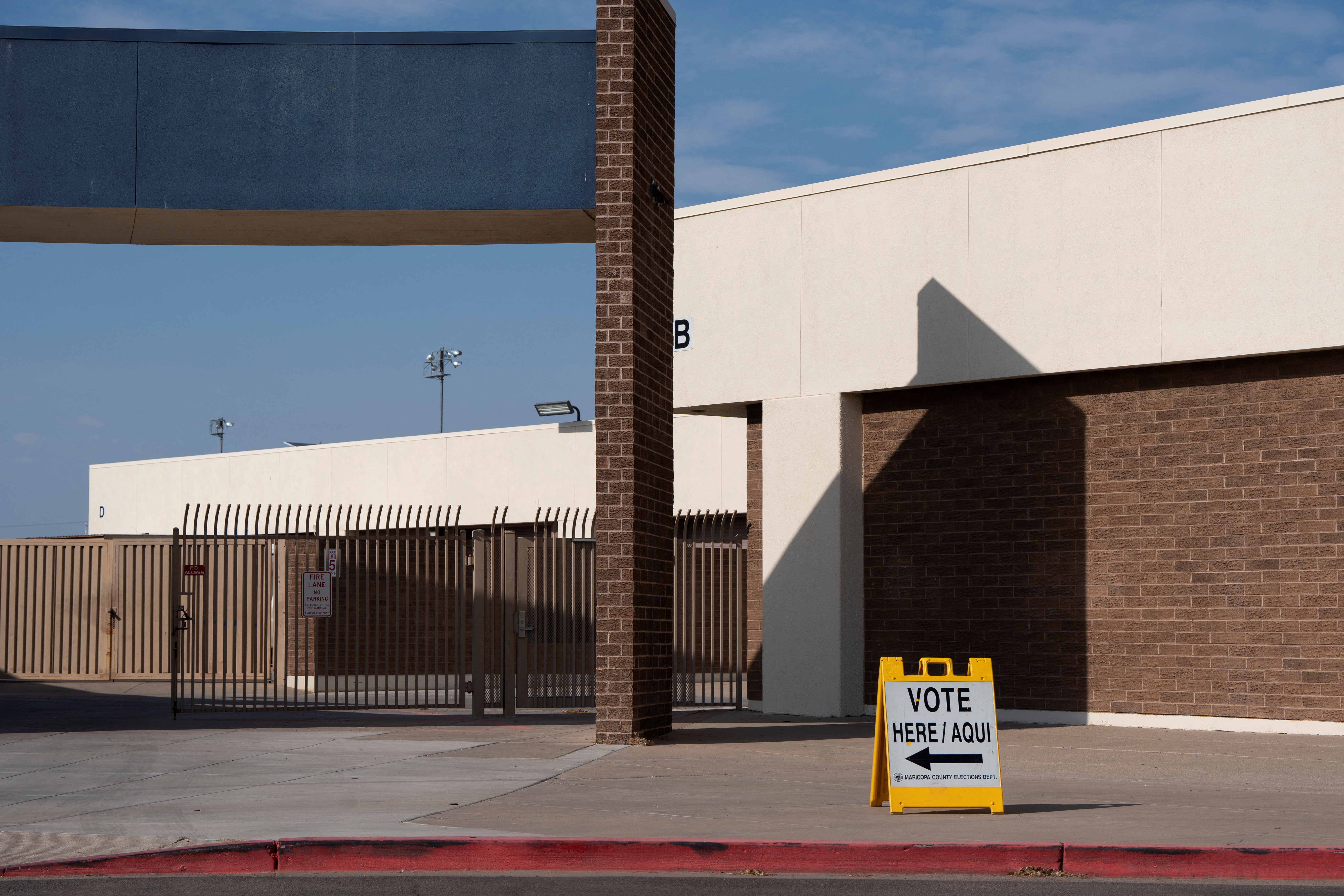 FILE PHOTO: Voters head to the polls for the state primary election in Arizona