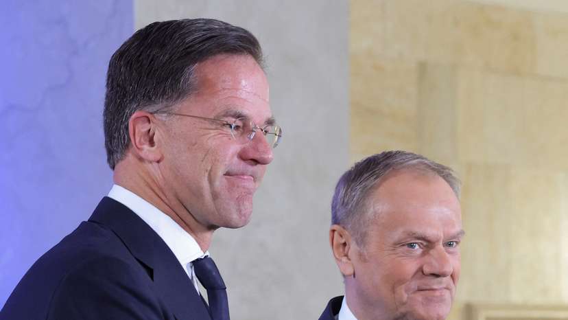 NATO Secretary General Rutte meets with Polish Prime Minister Tusk in Warsaw