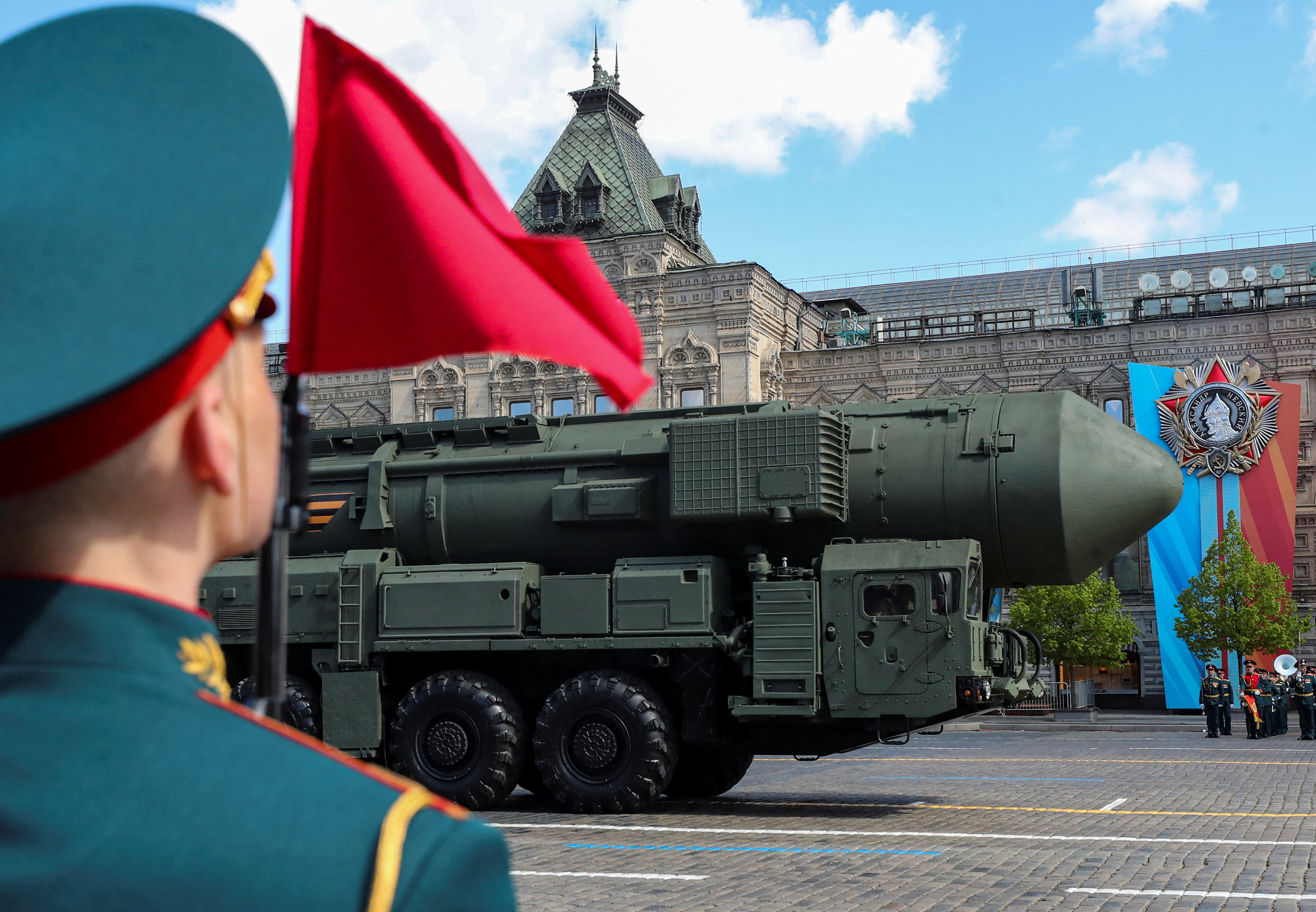 General rehearsal of the Victory Parade on the Moscow Red Square