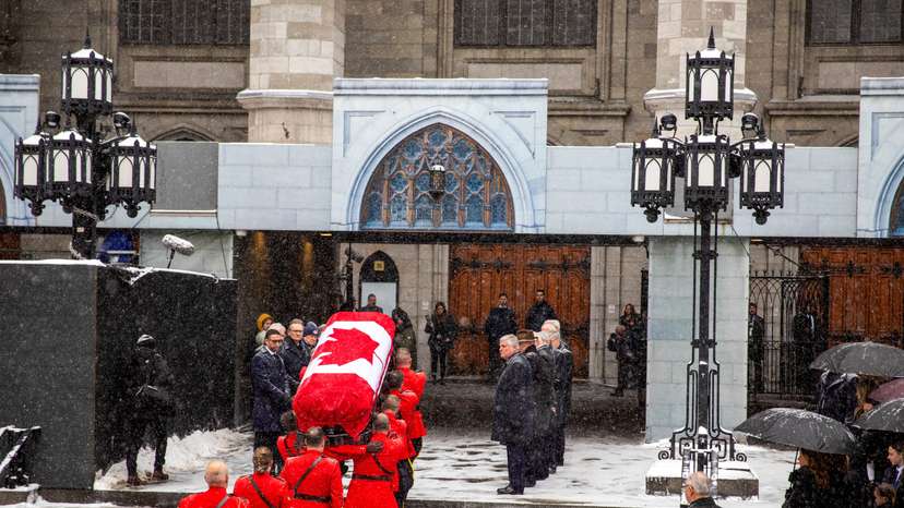 Funeral of late former Canadian Prime Minister Brian Mulroney, in Montreal