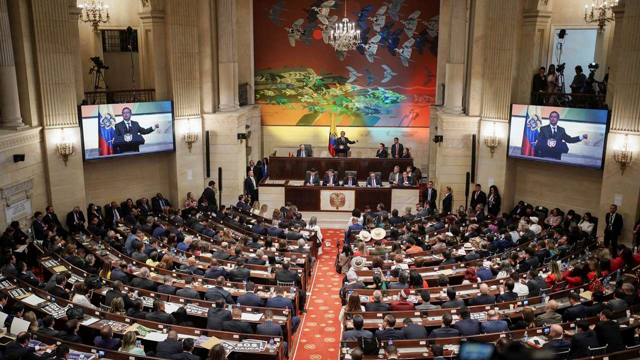 Colombia's congress begins new session, in Bogota