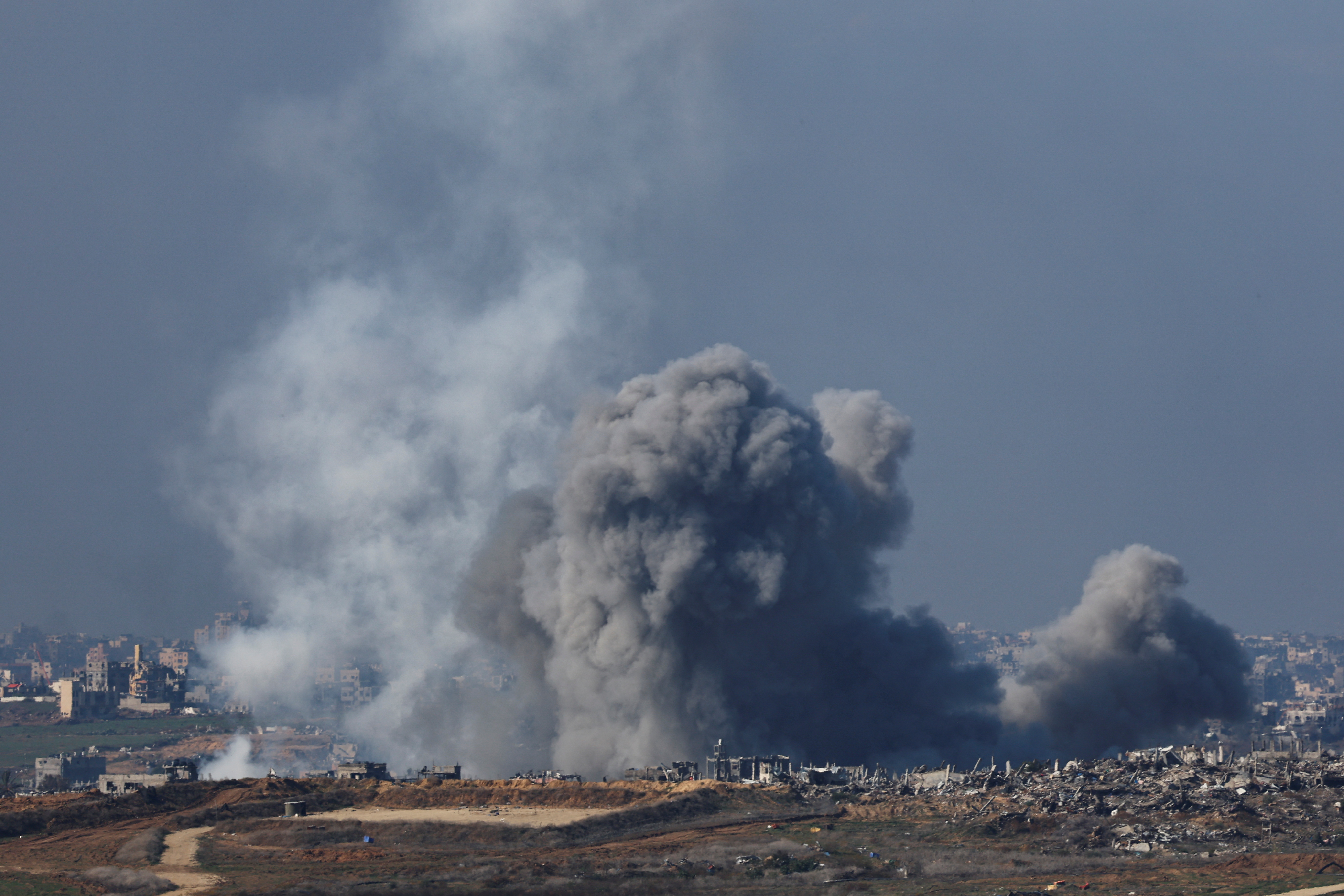 Israeli military conducts operations inside the Gaza Strip