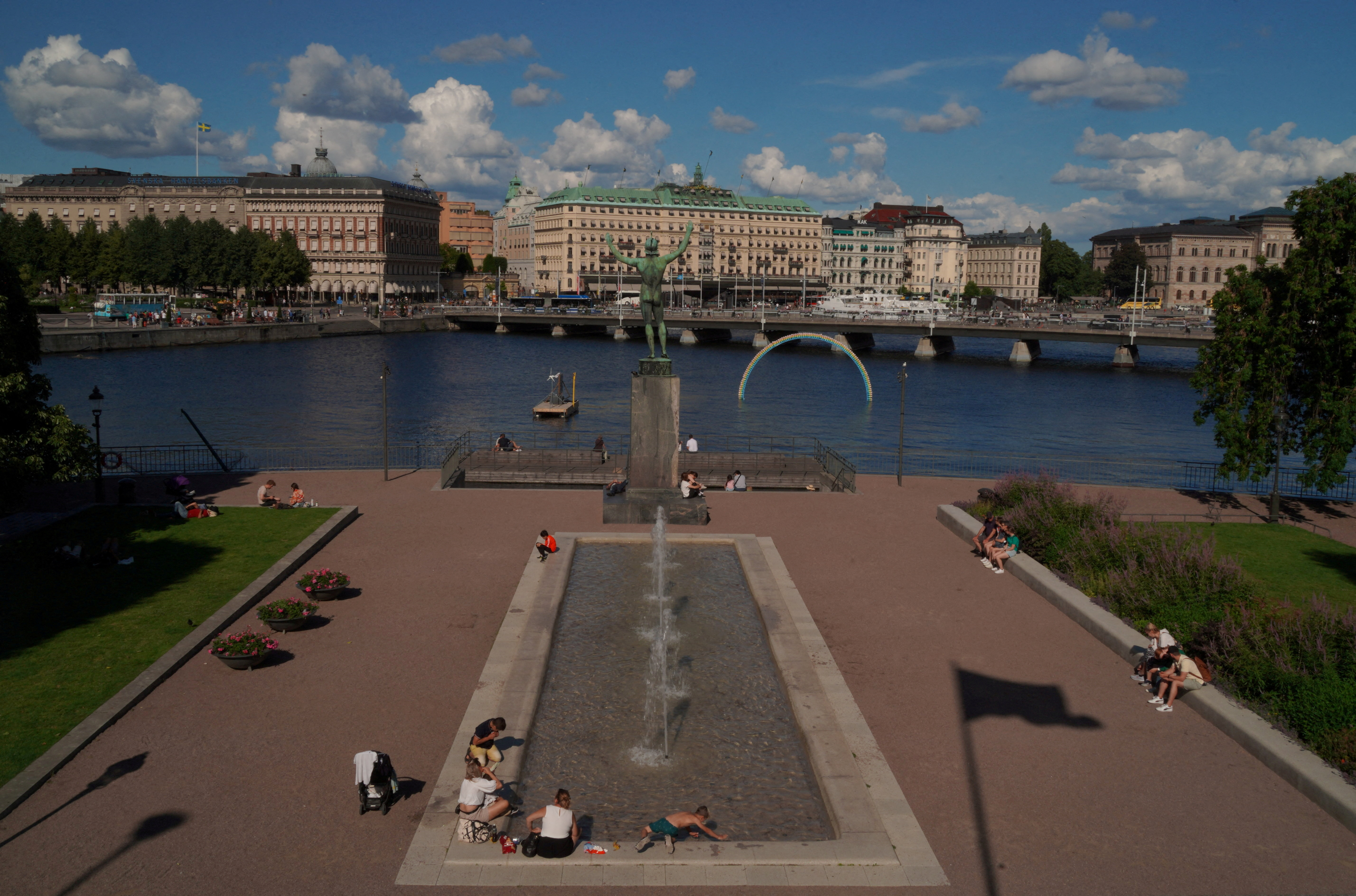FILE PHOTO: A general view of central Stockholm
