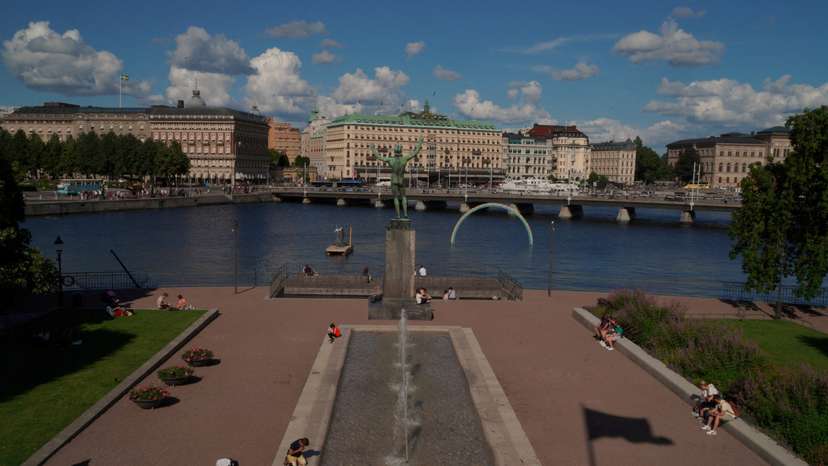 FILE PHOTO: A general view of central Stockholm