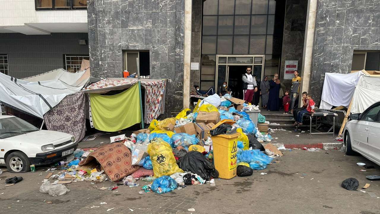 Scenes from Al Shifa hospital amid Israel's ground operation in Gaza City