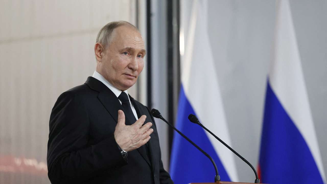 Russian President Vladimir Putin visits Saint Petersburg
