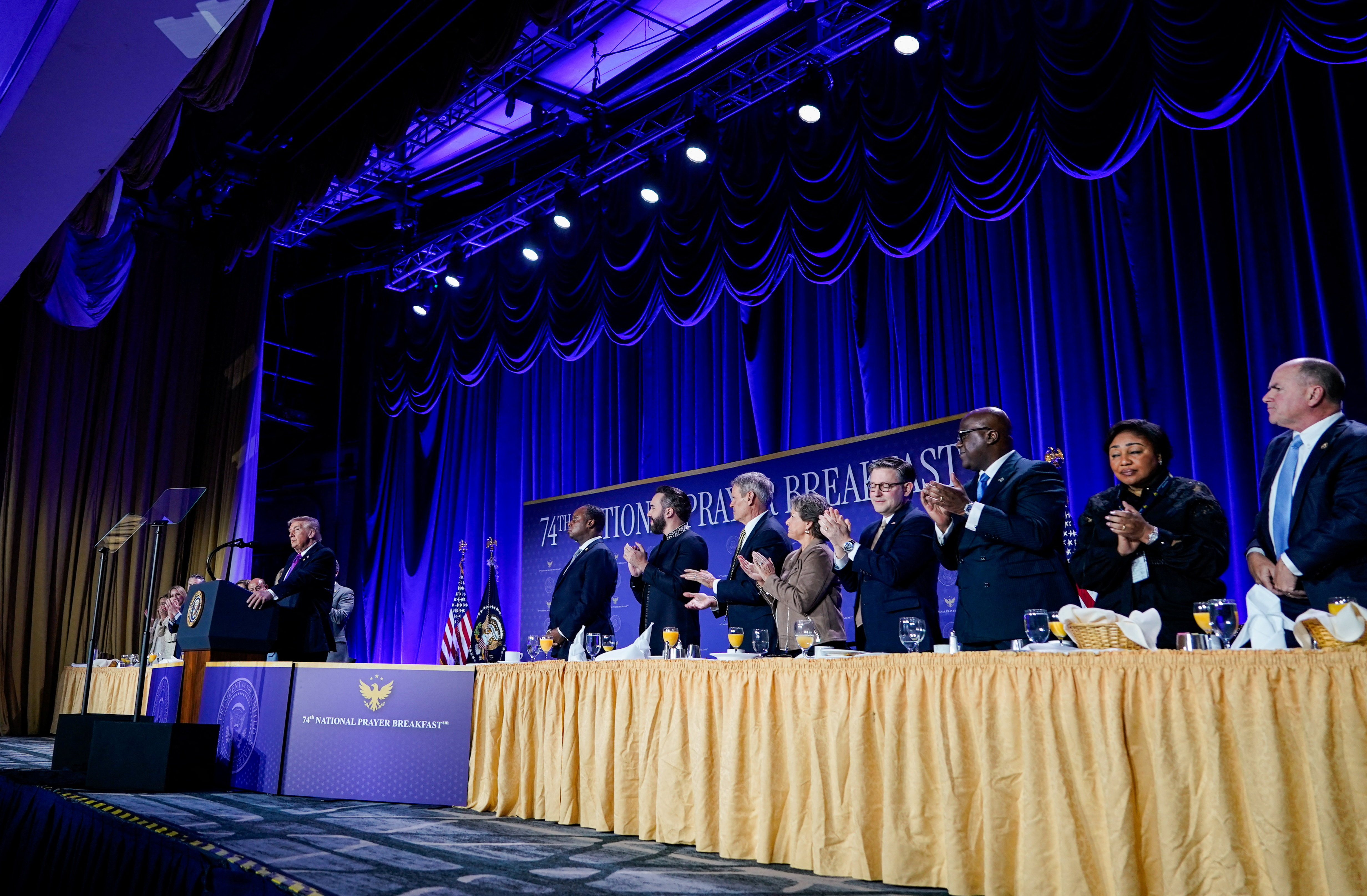 National Prayer Breakfast in Washington