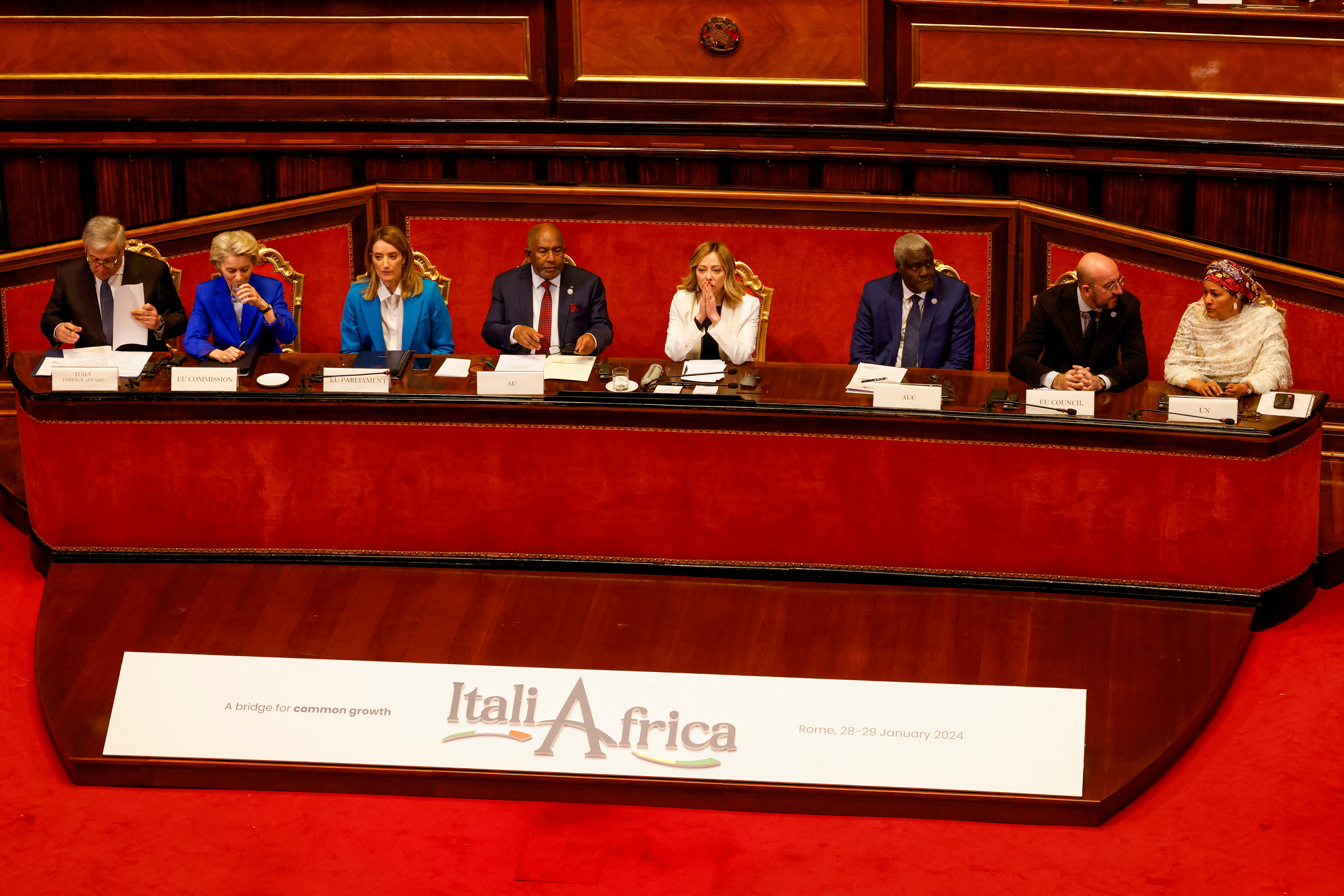 Italy-Africa summit in Rome