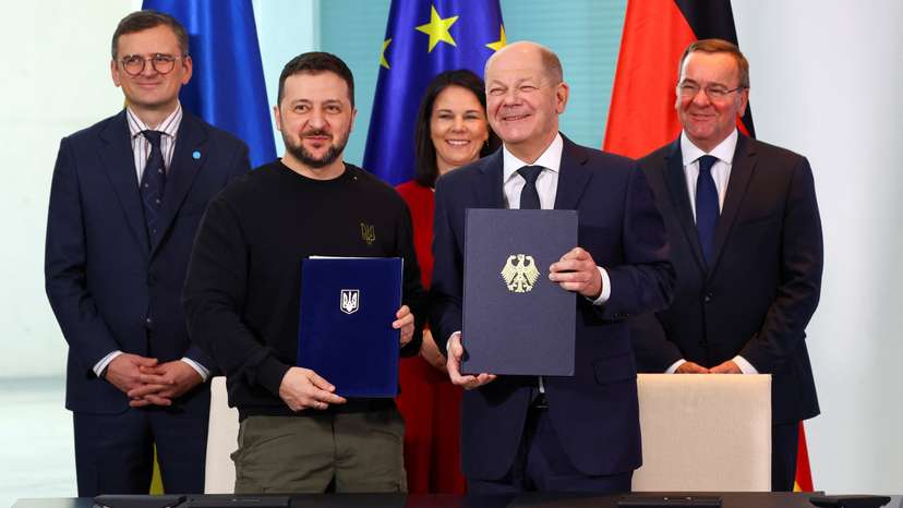 Ukraine's President Volodymyr Zelenskiy visits Berlin