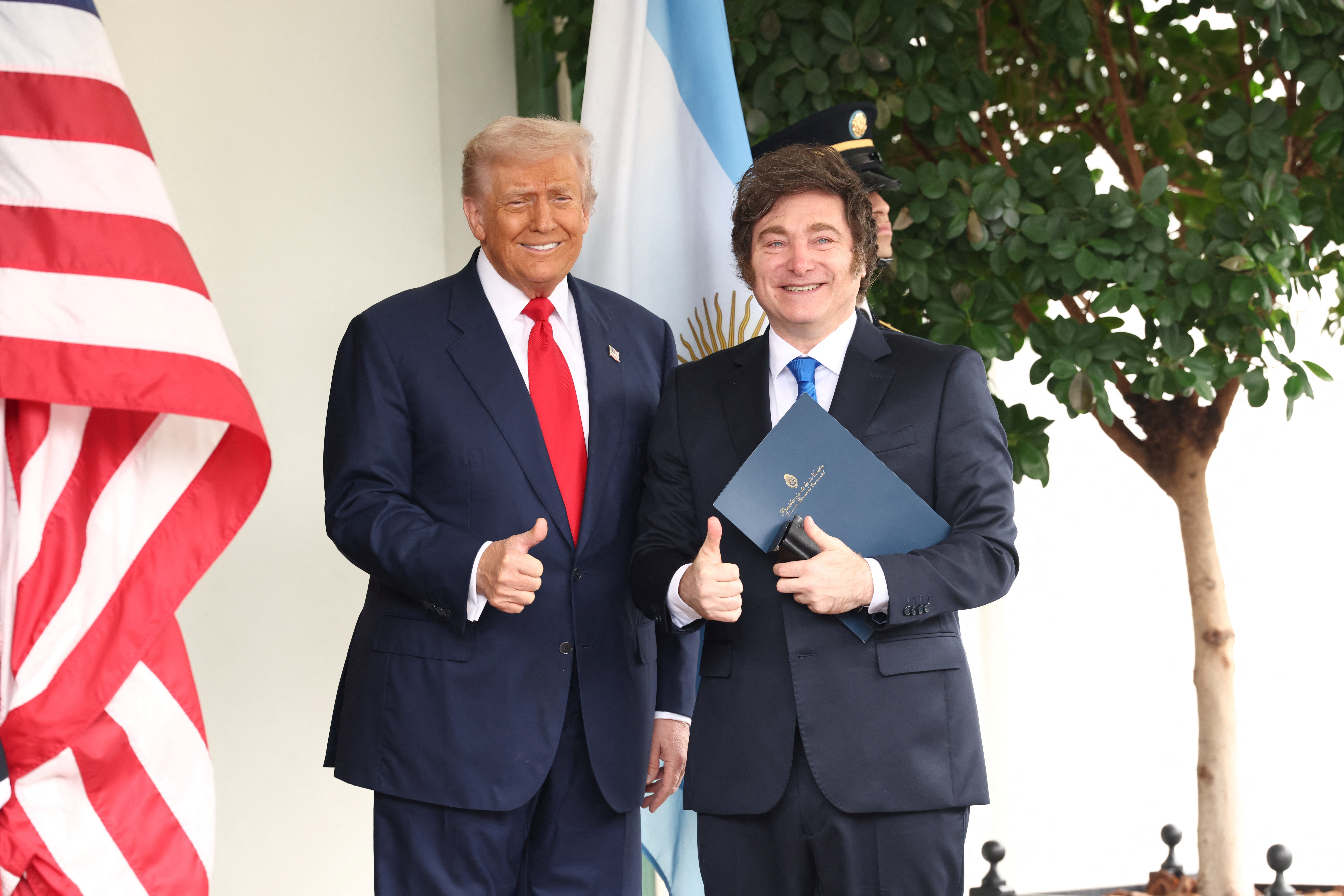 Argentine President Javier Milei visits Washington