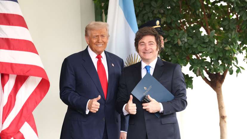 Argentine President Javier Milei visits Washington