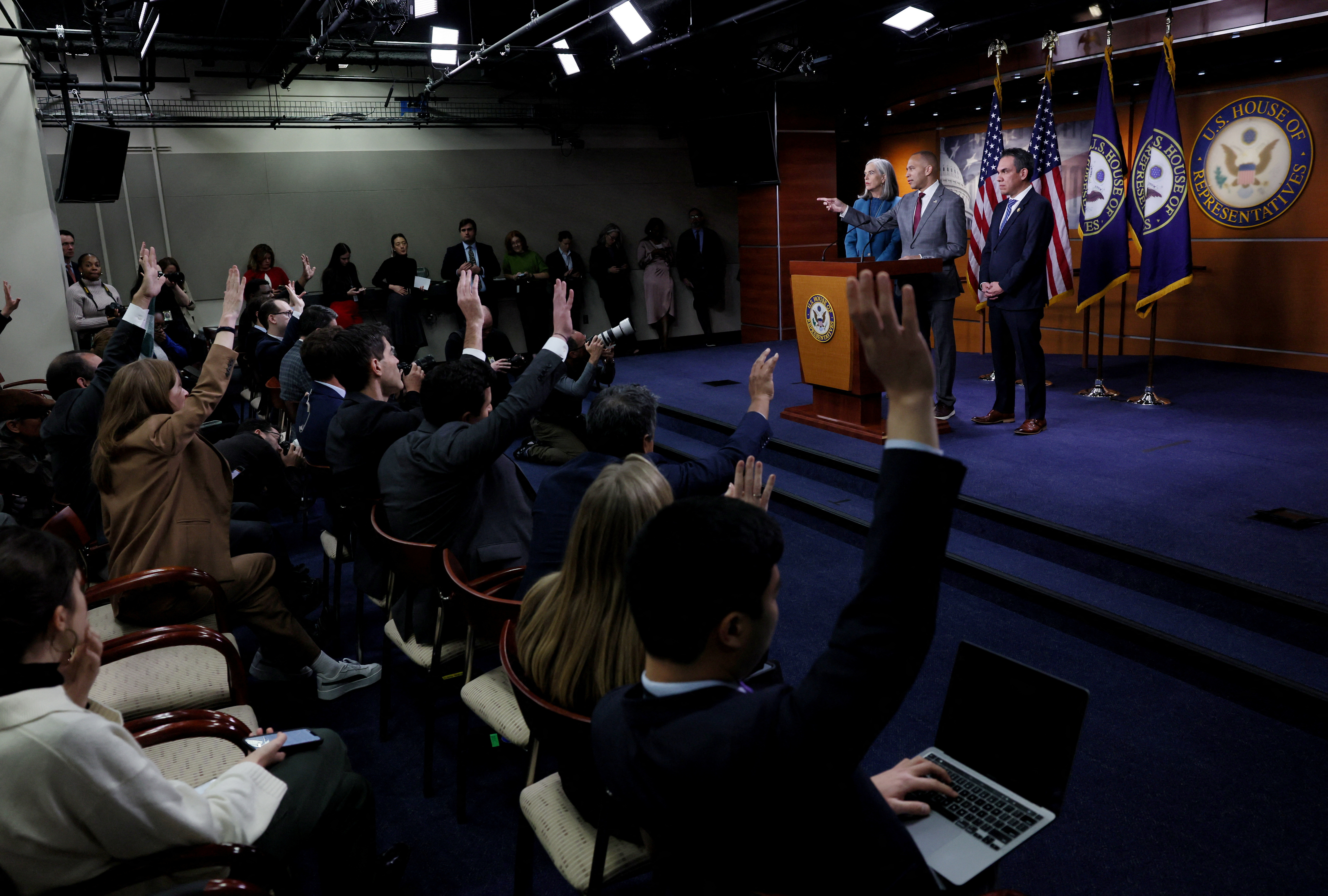 Scenes on Capitol Hill after U.S. President-elect Trump called on U.S. lawmakers to reject a stopgap bill to keep the government funded in Washington, U.S.