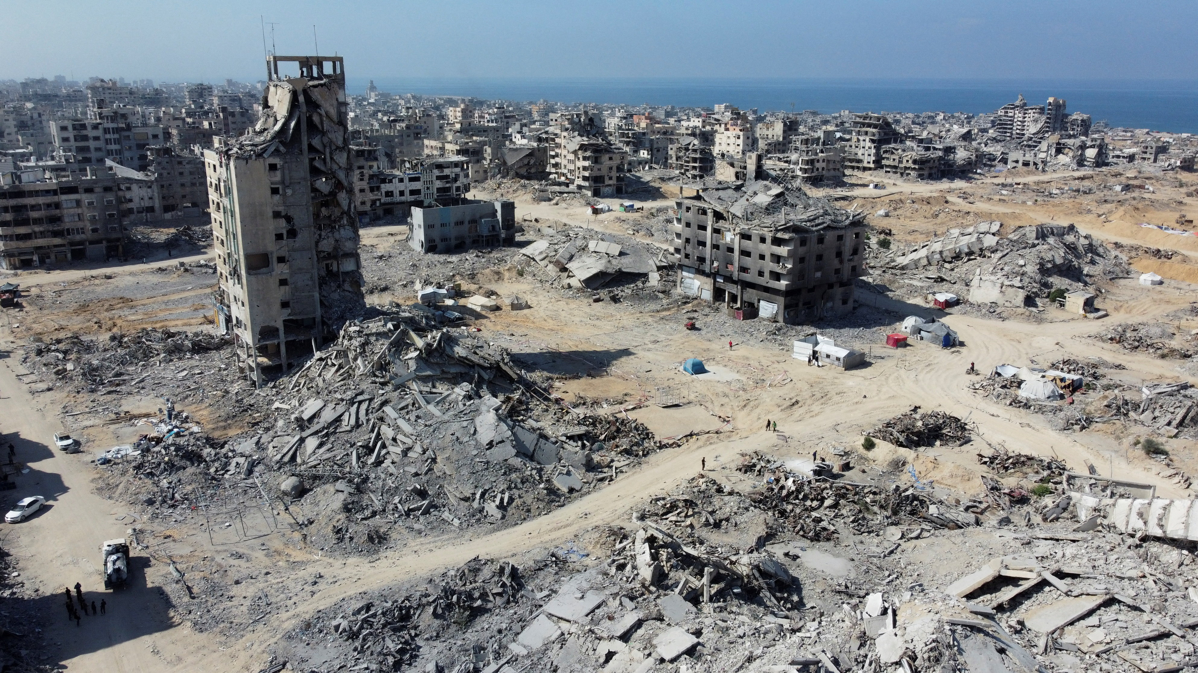 Gaza City amid a ceasefire between Israel and Hamas
