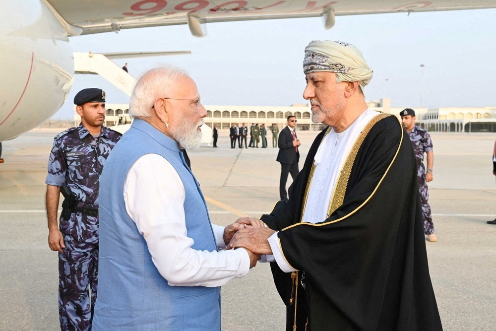 Indian Prime Minister Narendra Modi visits Oman