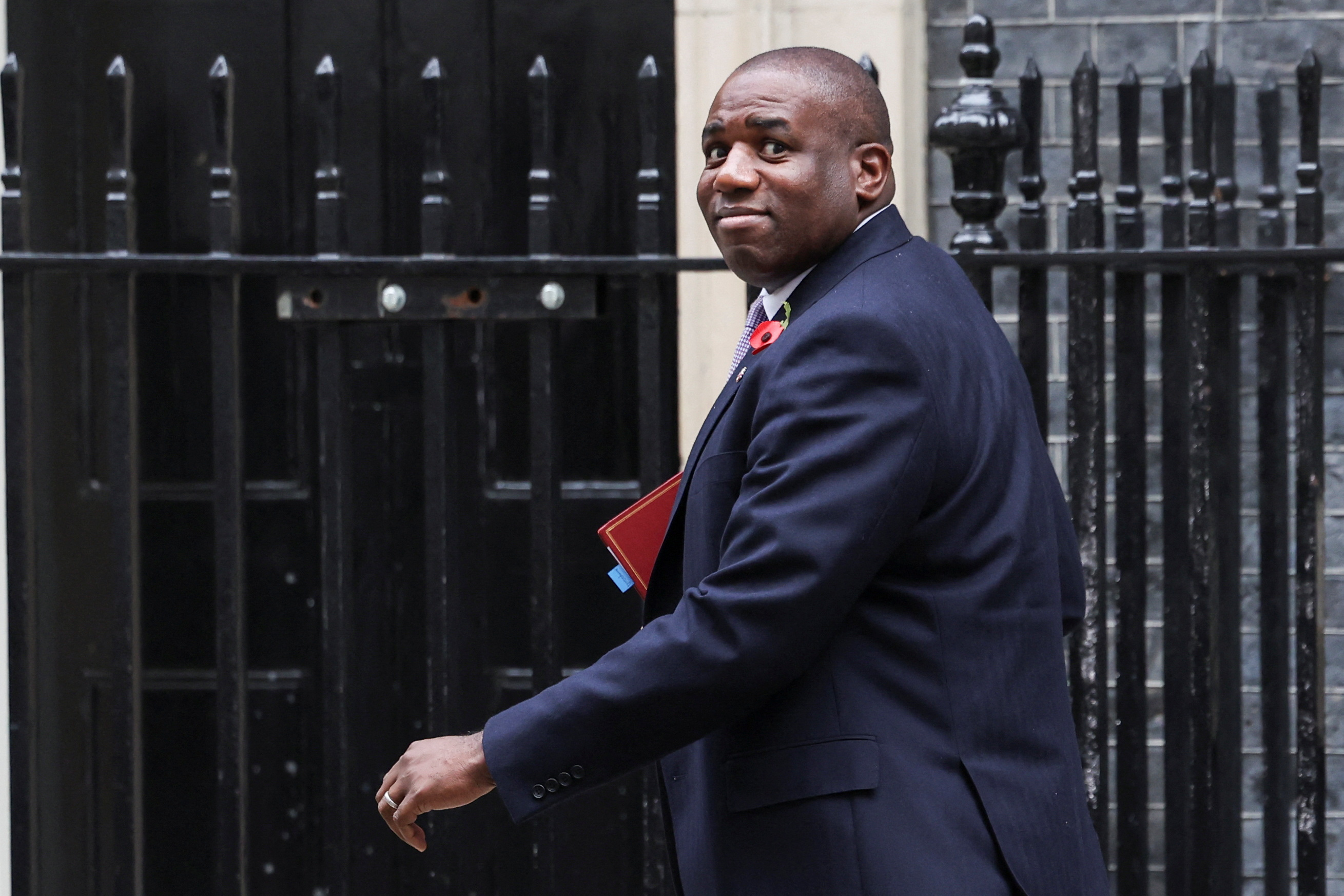 Budget announcement in London