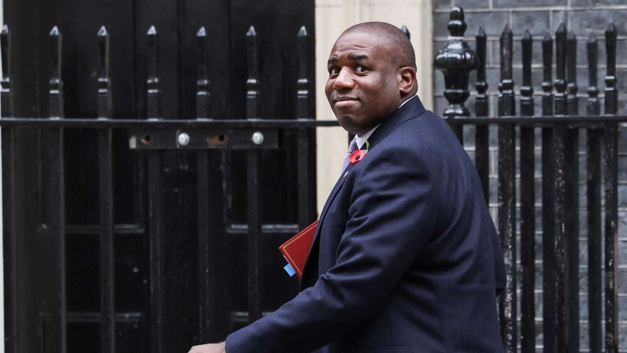 Budget announcement in London