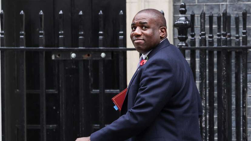 Budget announcement in London