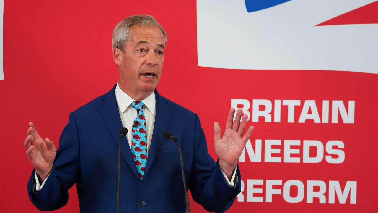 Reform UK general election campaign event, in London