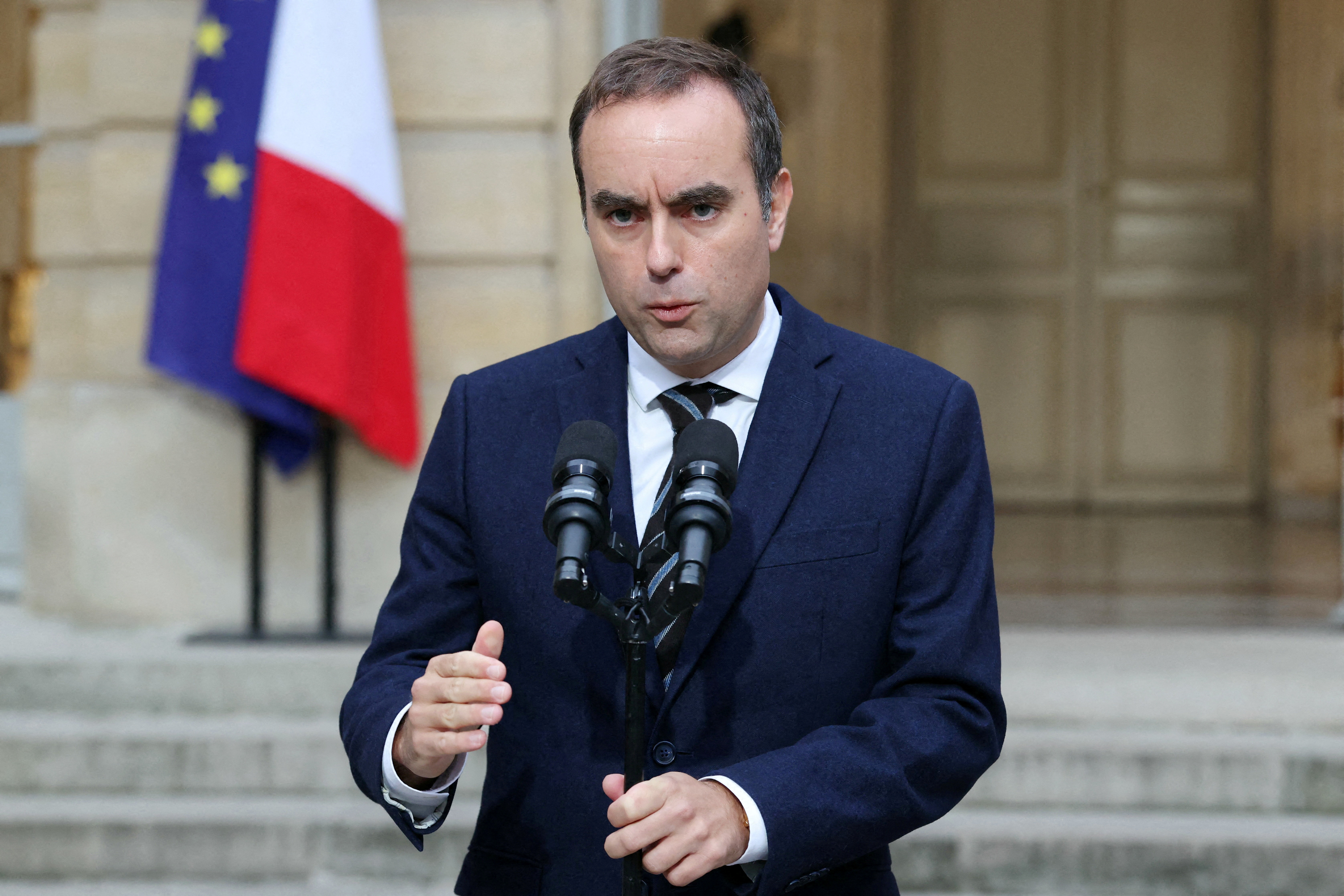 FILE PHOTO: French PM Lecornu meets French political parties in Paris