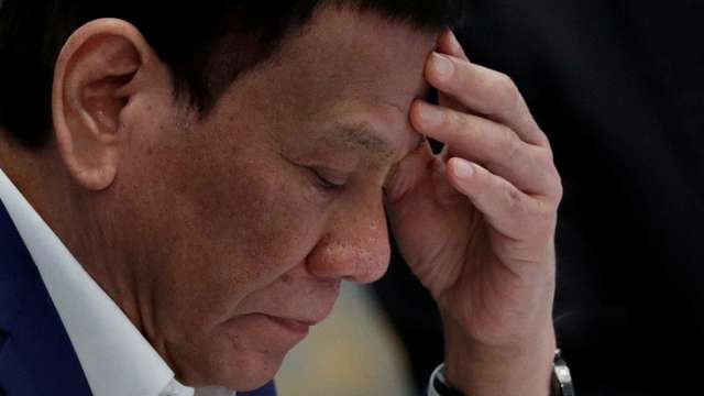 FILE PHOTO: Philippine President Rodrigo Duterte attends a plenary session during the 34th ASEAN Summit in Bangkok