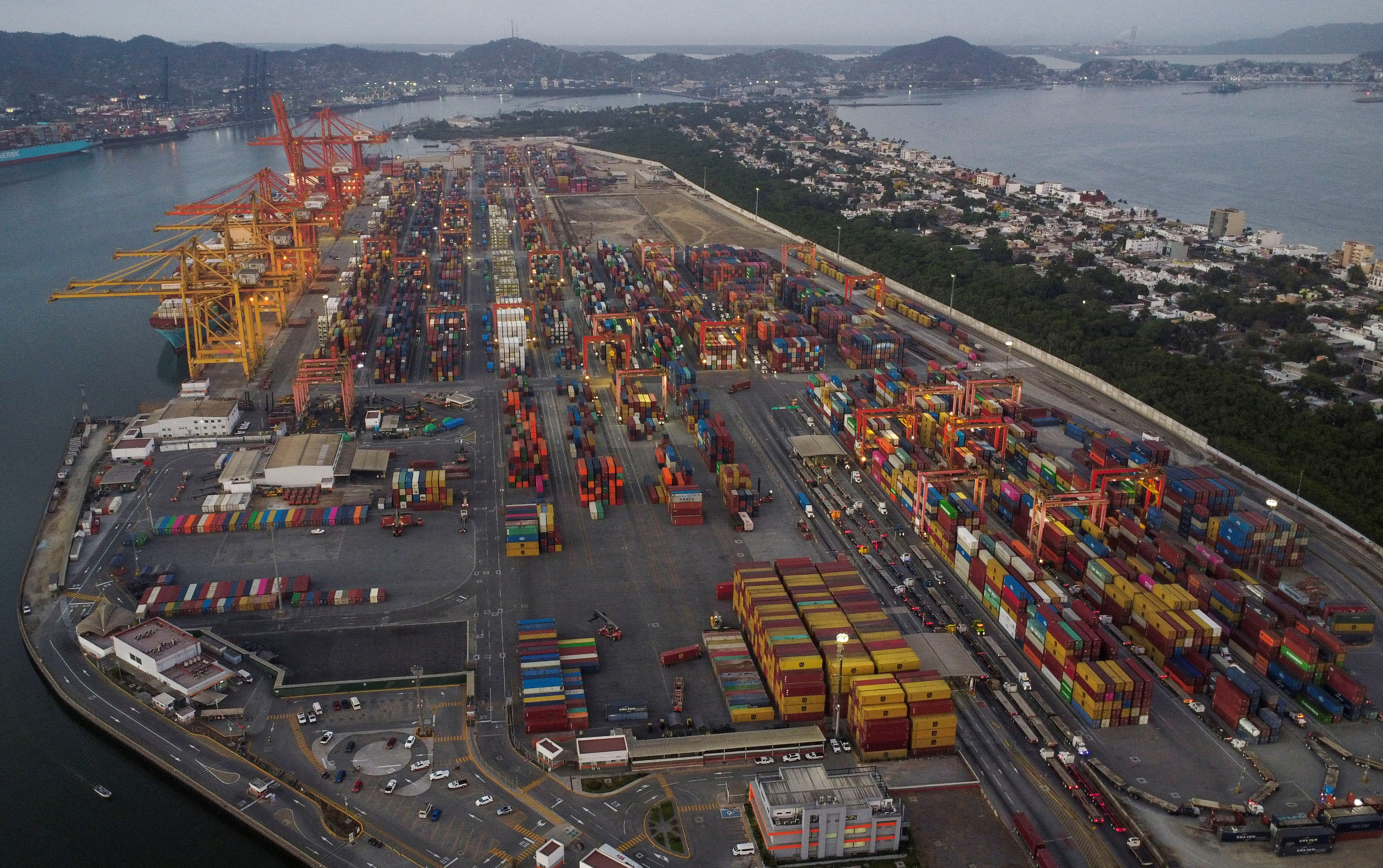 FILE PHOTO: Seaport of Manzanillo