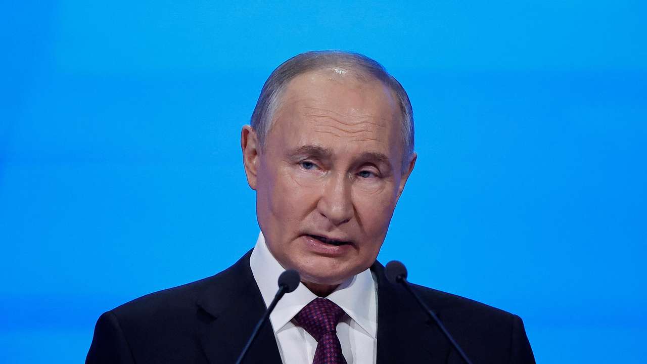 Russian President Putin attends the Congress of the Russian Union of Industrialists and Entrepreneurs in Moscow