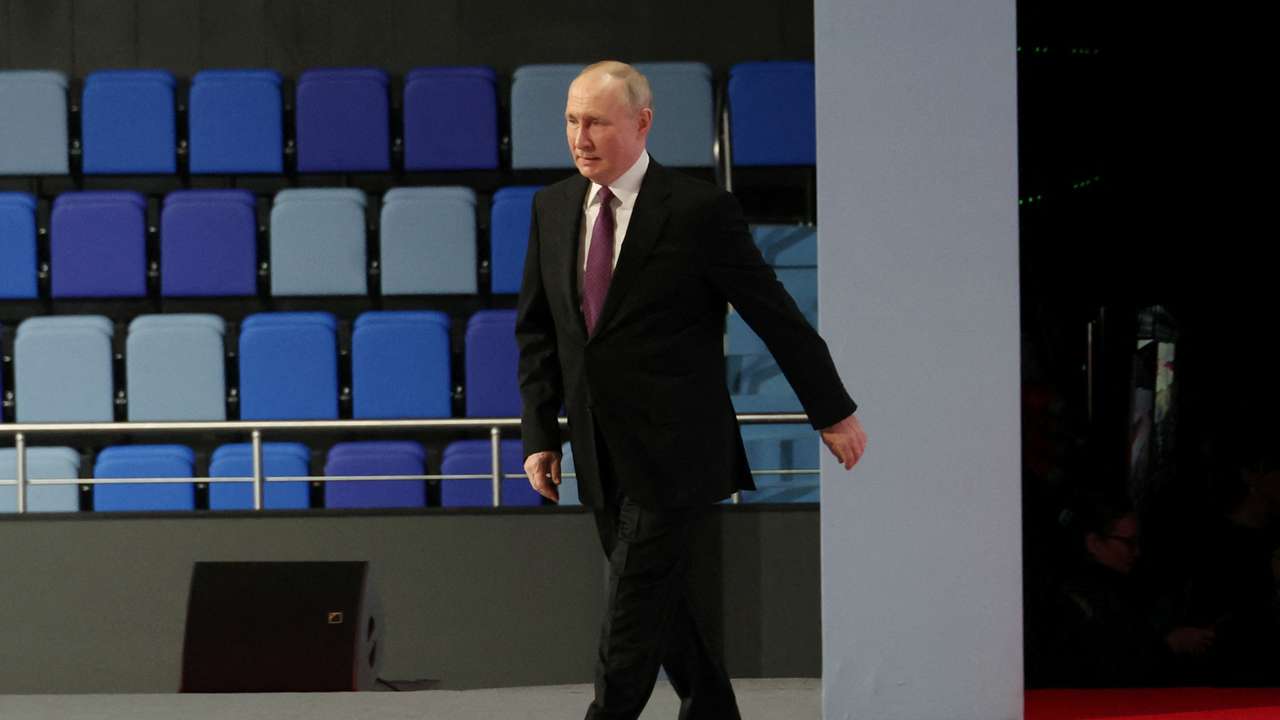 Russian President Putin attends the 4th Railway Congress in Moscow