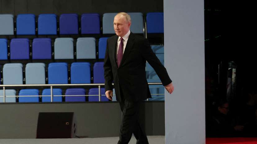 Russian President Putin attends the 4th Railway Congress in Moscow